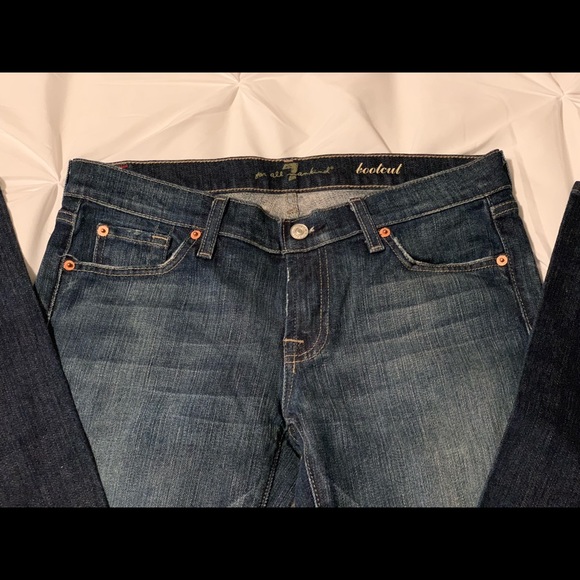 7 For All Mankind Bootcut Size 30 Jeans EUC! - Picture 5 of 8